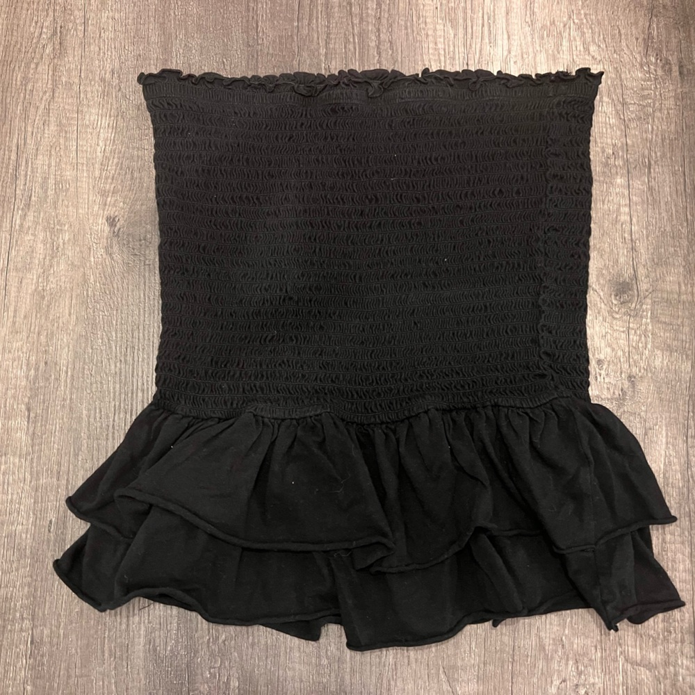 Abound Black Strapless Top